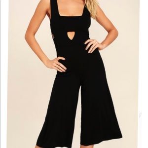 Black Midi JUMPSUIT